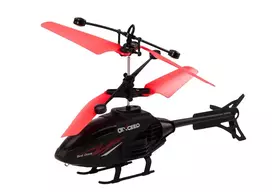 valdomas sraigtasparnis - Lean Toys RC sraigtasparnis su giroskopu, raudonas (Red) - 4 nuotrauka