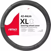 Amio Automobilio vairo užvalkalas 41-43 cm, natūrali oda, SWC-49-XL