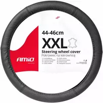 Amio Automobilio vairo užvalkalas 44-46 cm, natūrali oda, SWC-50-XXL