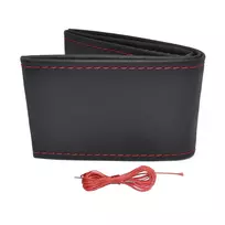 Amio Vairo užvalkalas su adata ir siūlais 38–39 cm - juoda / raudonos siūlės