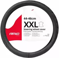 Amio Automobilio vairo užvalkalas 44-46 cm, natūrali oda, SWC-51-XXL