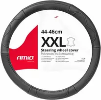 Amio Automobilio vairo užvalkalas 44-46 cm, natūrali oda, SWC-49-XXL