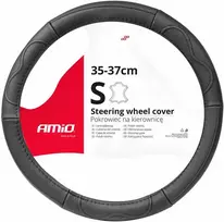 Amio Automobilio vairo užvalkalas 35-37 cm, natūrali oda, SWC-49-S
