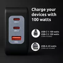 usb c pakrovejas - POWER ADAPTER USB-C GAN  C520C/7810010 INTENSO - 5 nuotrauka