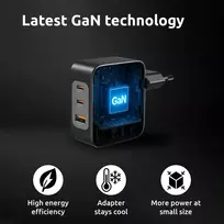 usb c pakrovejas - POWER ADAPTER USB-C GAN  C520C/7810010 INTENSO - 6 nuotrauka