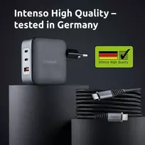 usb c pakrovejas - POWER ADAPTER USB-C GAN  C520C/7810010 INTENSO - 8 nuotrauka