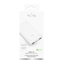 10000mah power bank - PURO Power Bank 10000mAh, 12W, 2xUSB-A + USB-C, baltas - 2 nuotrauka