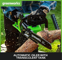 greenworks grandininis pjuklas - Greenworks GD40CS15 35 cm - 11 nuotrauka