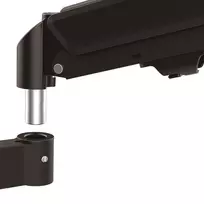 spyruokles - Maclean MC-136 Dvigubas monitoriaus laikiklis, dujinė spyruoklė, 17"-32", 2-10 kg, Juodas (Black) - 5 nuotrauka