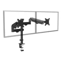 spyruokles - Maclean MC-136 Dvigubas monitoriaus laikiklis, dujinė spyruoklė, 17"-32", 2-10 kg, Juodas (Black) - 7 nuotrauka