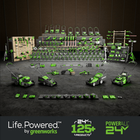 akumuliatorine krumapjove - Greenworks GD24X2TX, 24 V - 2 nuotrauka