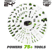 greenworks grandininis pjuklas - Greenworks Cordless Chainsaw, 36 cm - 4 nuotrauka