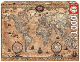 Educa Antique World Map, 1000 det.