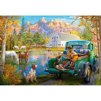 puzzle castorland - Castorland Yellowstone 152322, 47 x 68 cm, 1500 det. - 2 nuotrauka