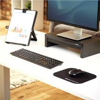 peles kilimelis mouse pad - Pelės kilimėlis Fellowes Microban, 19.9 cm x 23.2 cm x 0.2 cm - 2 nuotrauka