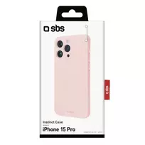 iphone 15 pro telefonai - Dėklas Apple iPhone 15 Pro Instinct Cover By SBS Rožinė - 3 nuotrauka