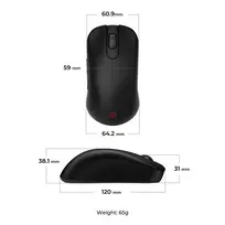 wireless mouse - BenQ ZOWIE S2-DW 4K Belaidė pelė (Wireless Mouse) - 2 nuotrauka