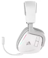 belaides zaidimu ausines - Corsair VOID WIRELESS v2 Žaidimams Baltos (White) - 2 nuotrauka