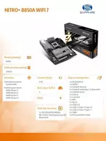 pagrindine plokste am5 ddr5 - Sapphire NITRO+ B850A WIFI7 micro ATX AM5 - 2 nuotrauka