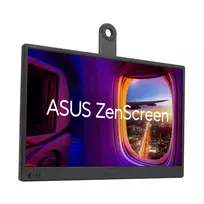 full hd monitorius - ASUS ZenScreen MB169CK 15.6", IPS, Full HD, Juodas (Black) - 2 nuotrauka