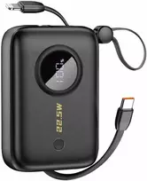 10000mah power bank - Dudao K14, 10000mAh, 22.5W, juodas (black) - 1 nuotrauka