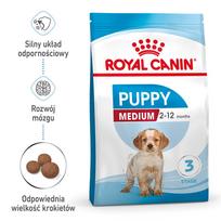 sunu maistas - Sausas Šunų Maistas - Royal Canin Medium Puppy 4 Kg Paukštiena - 5 nuotrauka