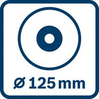 bosch kampinis slifuoklis - Bosch Professional GWS 12-125 06013A6106 - 5 nuotrauka