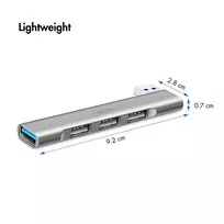 usb 2.4 a - LogiLink Slim USB-A HUB 1x USB 3.0, 3x USB 2.0 UA0436 Sidabrinis (Silver) - 5 nuotrauka