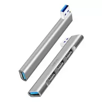 usb 2.4 a - LogiLink Slim USB-A HUB 1x USB 3.0, 3x USB 2.0 UA0436 Sidabrinis (Silver) - 9 nuotrauka