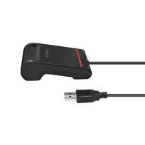 id korteliu skaitytuvas - Logilink USB 2.0 card reader, for smart ID CR0047 Black - 3 nuotrauka