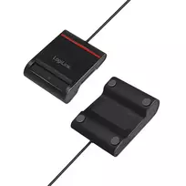 id korteliu skaitytuvas - Logilink USB 2.0 card reader, for smart ID CR0047 Black - 7 nuotrauka