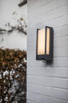 spalvoti led sviestuvai - Sieninis lauko šviestuvas Lutec Qubo, 14W, LED, IP54, antracito, 11 cm x 7.6 cm - 3 nuotrauka