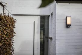 spalvoti led sviestuvai - Sieninis lauko šviestuvas Lutec Qubo, 14W, LED, IP54, antracito, 11 cm x 7.6 cm - 4 nuotrauka