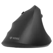 wireless ergonomic mouse - Yenkee YMS 5060L Ergonominė Kairiarankė Belaidė Pelė Juoda (Black) - 4 nuotrauka