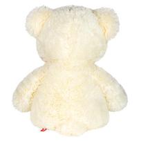 pliusinis meskinas - Fancy minkštas žaislas meškis Mika LT00-MMK1, kreminė (Cream), 37 cm - 4 nuotrauka