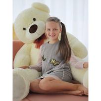 pliusinis meskinas - Pliušinis žaislas meška Fancy Bear LT00-MMI4, baltas, 78 cm - 4 nuotrauka