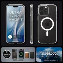 iphone 15 pro telefonai - Spigen "Ultra Hybrid MAG iPhone 15 Pro" White - 2 nuotrauka