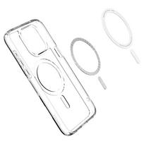 iphone 15 pro telefonai - Spigen "Ultra Hybrid MAG iPhone 15 Pro" White - 11 nuotrauka