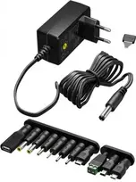 12v adapteris - Goobay Universal Power Supply 3 V - 12 V, Max. 3.6 W | 65592 - 5 nuotrauka