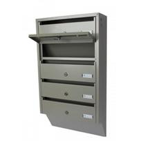 pasto dezute - Pašto dėžutė Glori Ir Ko PD935, pilka, 38.5 cm x 14.5 cm x 72.4 cm - 2 nuotrauka