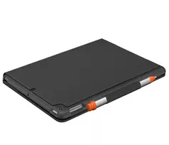 klaviatura slim - Logitech Slim Folio QWERTZ Vokiečių (German) Grafitas (Graphite) - 5 nuotrauka