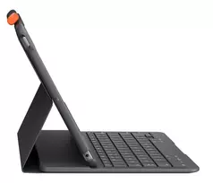 klaviatura slim - Logitech Slim Folio QWERTZ Vokiečių (German) Grafitas (Graphite) - 6 nuotrauka