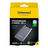 10000 power bank - Intenso F10000, 10000mAh, pilkas (grey) - 2 nuotrauka