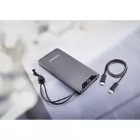10000 power bank - Intenso F10000, 10000mAh, pilkas (grey) - 8 nuotrauka