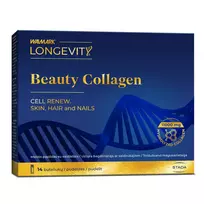 vitaminai plaukams - Walmark Longevit Beauty Collagen Shots 14 buteliukų - 2 nuotrauka