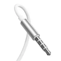 laidines ausines 3,5mm - Joyroom JR-EW03 laidinės ausinės, pusiau į ausį (sidabrinės) - 4 nuotrauka