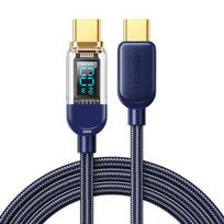 usb 100w laidas - Joyroom S-CC100A4 100W 1.2m Blue - 2 nuotrauka