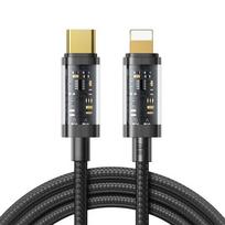 type c pakrovejas - Joyroom S-CL020A12 Type-C to Lightning, USCJRMS_CL020A12_BLACK - 2 nuotrauka