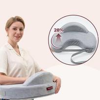 pagalve memory - MOMCOZY EXCLUSIVE MEMORY FOAM MAITINIMO PAGALVĖ, Pilkas (Gray) - 3 nuotrauka