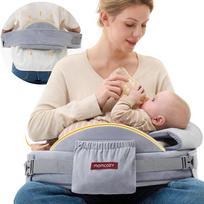 pagalve memory - MOMCOZY EXCLUSIVE MEMORY FOAM MAITINIMO PAGALVĖ, Pilkas (Gray) - 4 nuotrauka